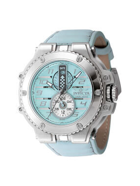 Invicta Racing Downforce Men's Watch - 55.83mm. Light Grey. Turquoise (47377)